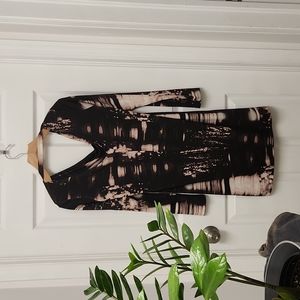 Calvin Klein MIDI Dress Size 6 Black color